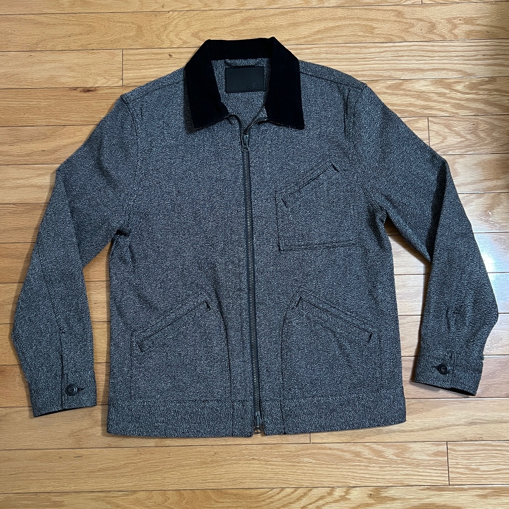 Taylor Stitch Black & White Zip Jacket 40